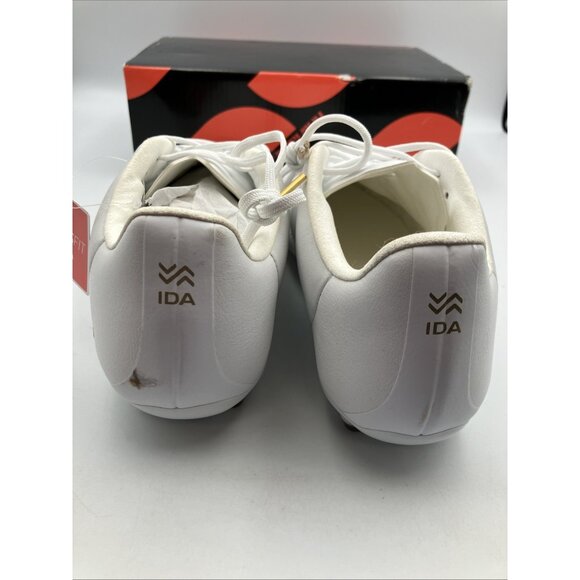 IDA Classica Womens Leather Soccer Cleats Size 7 White Futbol Multi Ground - Picture 10 of 15